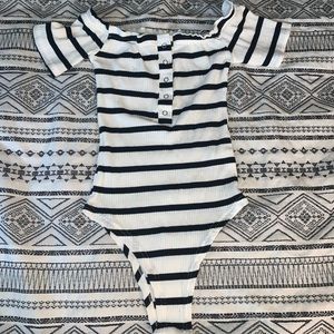 Size X small SHEIN striped bodysuit